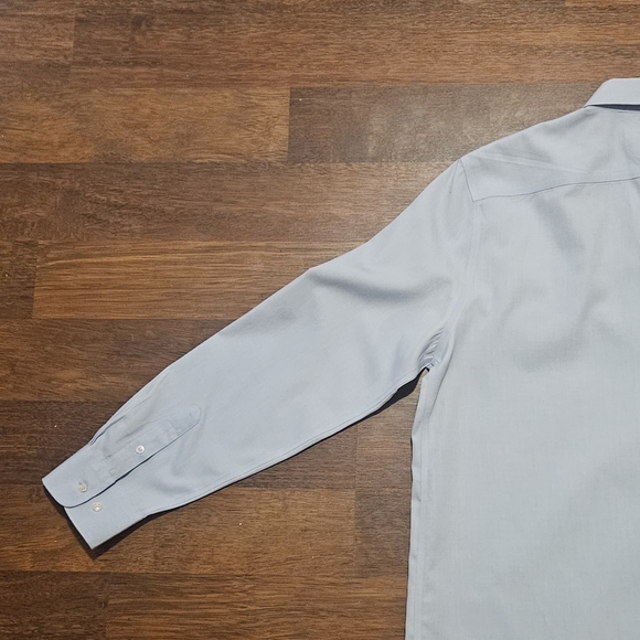 JONES NEW YORK mens long-sleeve dress shirt SIZE LARGE COLOR BLUE LL31 - Picture 10 of 16